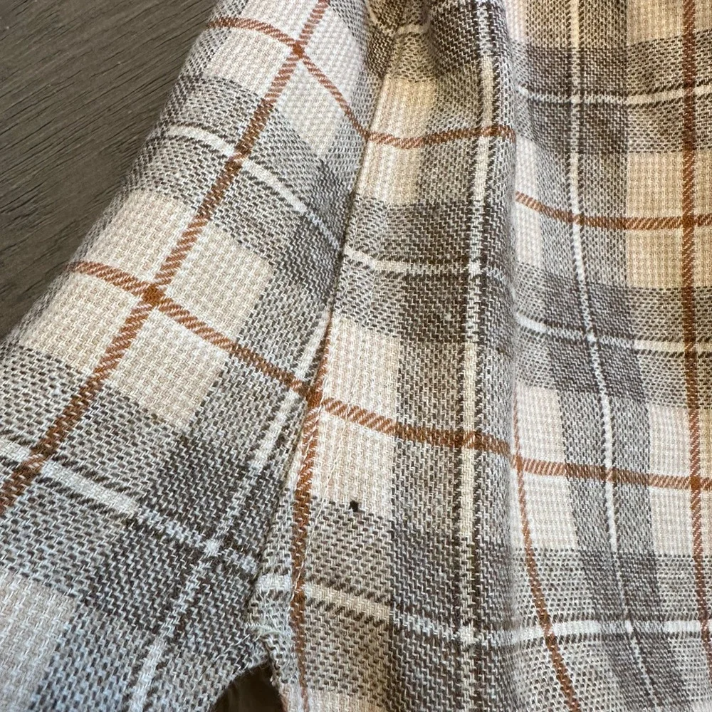 Vintage Pendleton Wool Plaid Button-Up Shirt - Size L - Picture 7 of 7